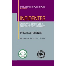 Incidentes Ordinario, Especiales y Nulidad de todo lo obrado 