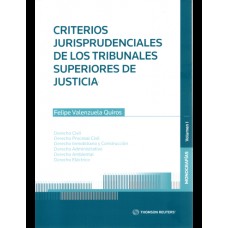 CRITERIOS JURISPRUDENCIALES DE LOS TRIBUNALES SUPERIORES DE JUSTICIA - VOL I