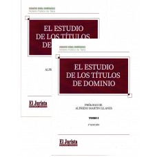 EL ESTUDIO DE LOS TÍTULOS DE DOMINIO - 2 TOMOS